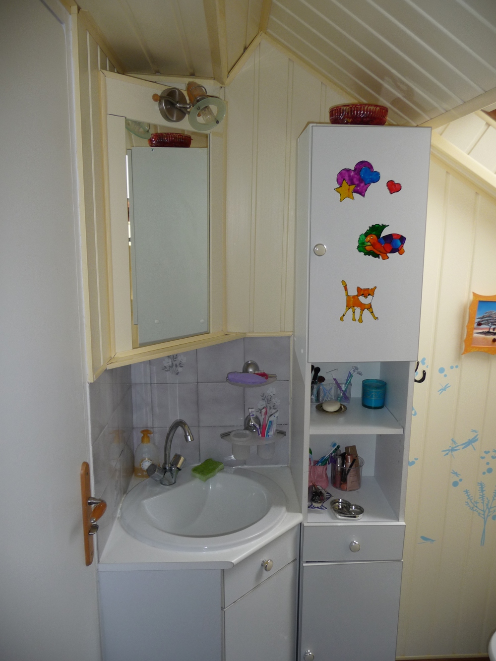 La salle de bain  l'tage